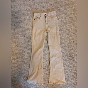 Motel high rise Beige Flared Pants